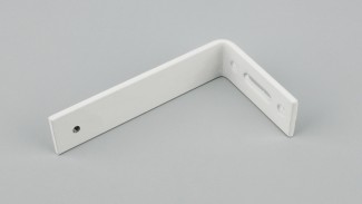 Konzol fém oldalfali | 10-12-17 cm | Fehér