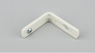 Konzol fém oldalfali keskeny | 5-10-15-20-25 cm | Fehér