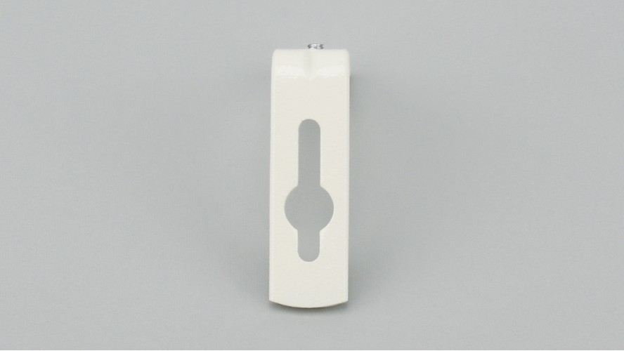 Konzol fém oldalfali keskeny | 5-10-15-20-25 cm | Fehér