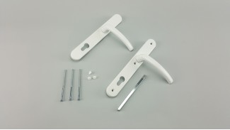 Ajtókilincs "Europa2" L-92/72 3 csavaros (Rugós | Fehér) Ajtókilincs "Europa2" L-92/72 3 csavaros (Rugós | Fehér)