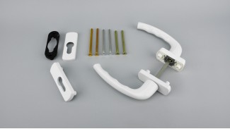 Hoppe New York erkélyajtó kilincs garnitúra (Fehér) Hoppe New York erkélyajtó kilincs garnitúra (Fehér)