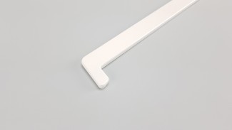 Műanyag párkány végzáró (Fehér) Műanyag párkány végzáró (Fehér)