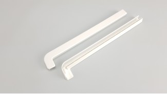 Alumínium/Lemez   párkány végzáró (Fehér) 2