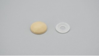 Tükör gomb (Bézs | Mini)