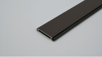 Redőny záróléc (Alumínium | 40 mm | Barna | Gumis)