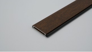 Redőny záróléc (Alumínium | 40 mm | Dió | Gumis)