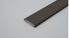 Redőny záróléc (Műanyag | Barna | Kefézhető)