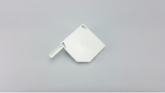 Redőny Műanyag tokvég (Fehér)