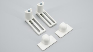 Univerzális fúrásmentes tartókonzol szett (Multifit Flat | Magnethalter | Fehér)