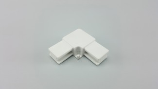 Műanyag keretes szúnyogháló külső sarok (Fehér)