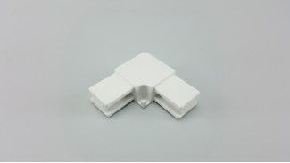 Műanyag keretes szúnyogháló külső sarok (Fehér)