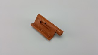 Szúnyogháló ajtó műanyag zsanér (Aranytölgy/Rugós)