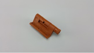 Szúnyogháló ajtó műanyag zsanér (Aranytölgy/Rugós)