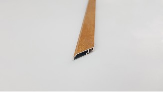 Alumínium keskeny fix szúnyogháló keret (Aranytölgy)