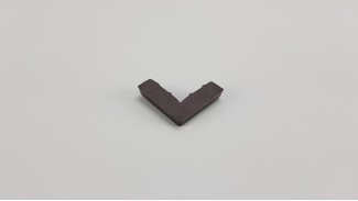 9x32 mm-es alumínium peremes szúnyogháló kerethez rejtett sarok (Barna)