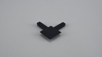 9x32 mm-es alumínium peremes szúnyogháló kerethez külső sarokelem (Antracit)