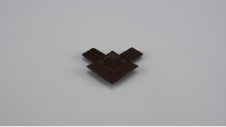 9x36 mm-es alumínium peremes szúnyogháló kerethez külső sarokelem (Kongó)