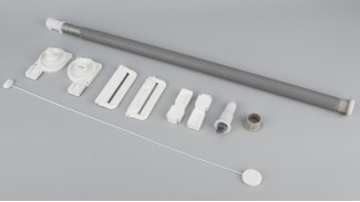 Mobil szúnyogháló alkatrész szett (Fehér | Ablakhoz | Insecta)